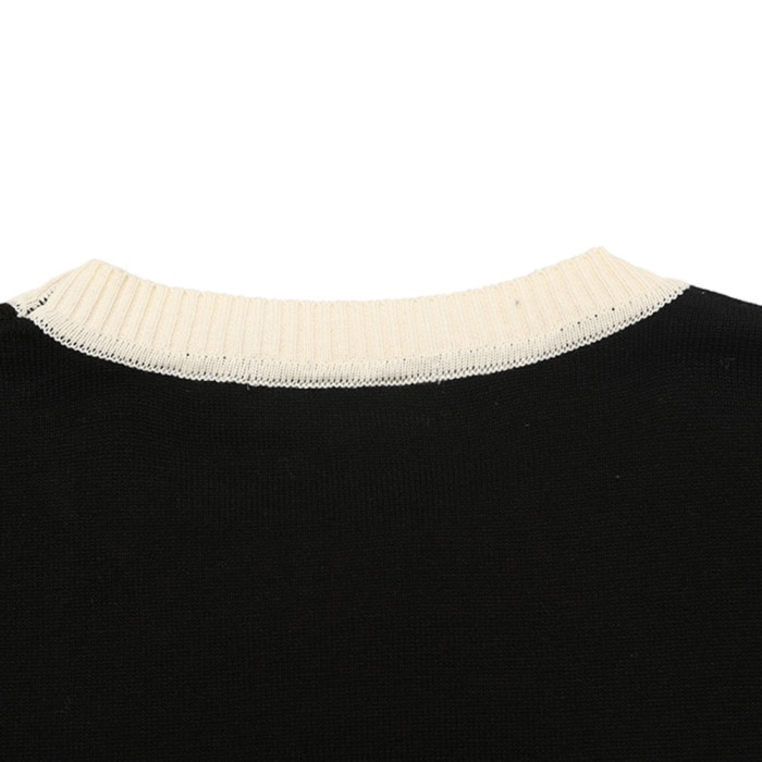 Men Women Knit T-shirt Short Sleeve T-shirt Pullover Tops Sweatshirt Unisex Tee Casual T-shirt