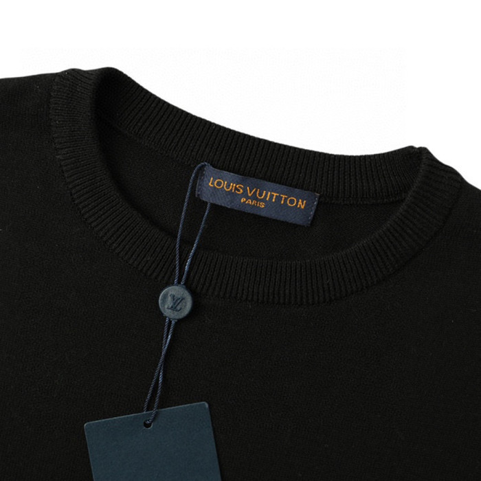 Men Women Knit T-shirt Short Sleeve T-shirt Pullover Tops Sweatshirt Unisex Tee Casual T-shirt