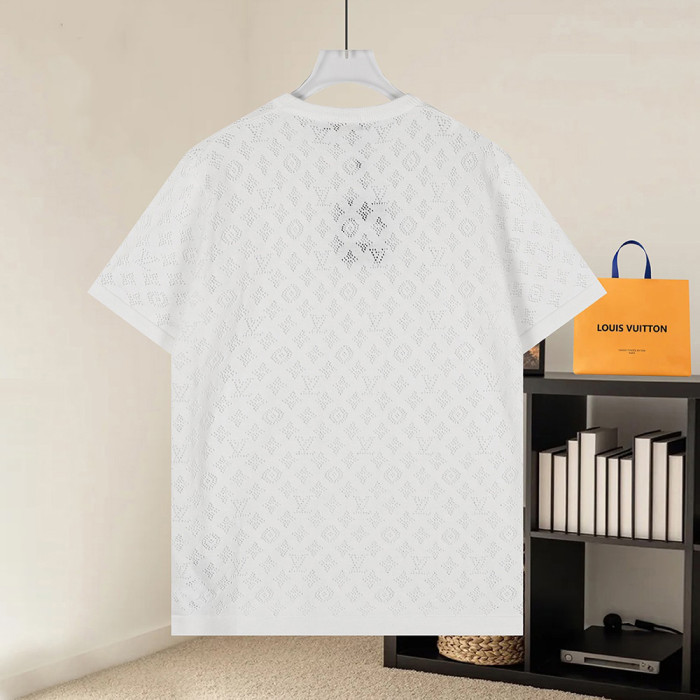Men Women Knit T-shirt Short Sleeve T-shirt Pullover Tops Sweatshirt Unisex Tee Casual T-shirt