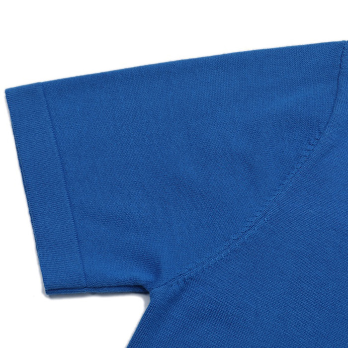 Men Women Knit T-shirt Short Sleeve T-shirt Pullover Tops Sweatshirt Unisex Tee Casual T-shirt