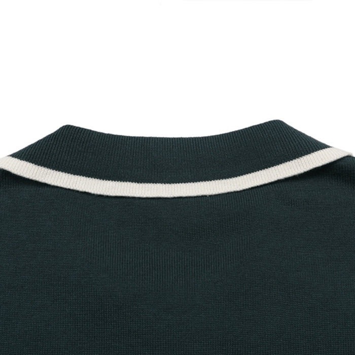 Men Women Knit T-shirt Short Sleeve T-shirt Pullover Tops Sweatshirt Unisex Tee Casual T-shirt
