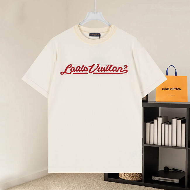 Men Women Knit T-shirt Short Sleeve T-shirt Pullover Tops Sweatshirt Unisex Tee Casual T-shirt