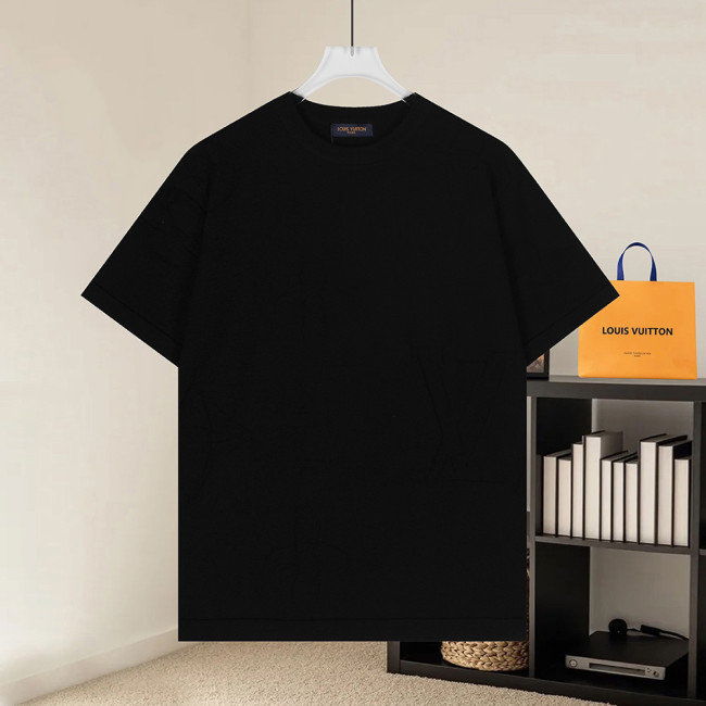Men Women Knit T-shirt Short Sleeve T-shirt Pullover Tops Sweatshirt Unisex Tee Casual T-shirt
