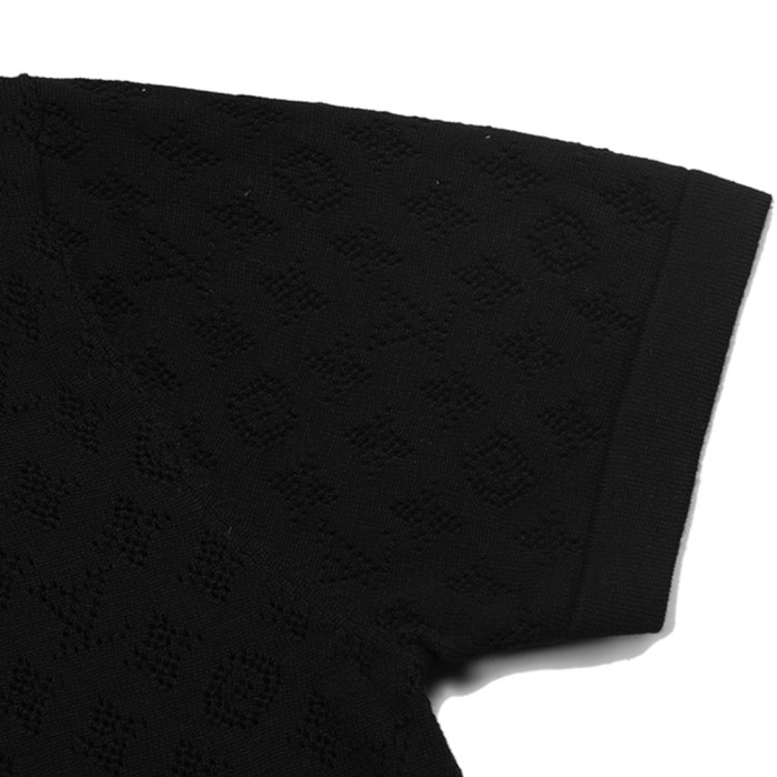 Men Women Knit T-shirt Short Sleeve T-shirt Pullover Tops Sweatshirt Unisex Tee Casual T-shirt