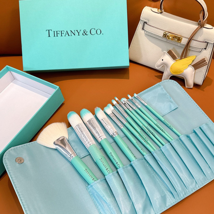 Women's Portable Soft Bristle Makeup Brush Set With Storage Pouch Facial Cosmetic Tools Kit Beauty Brush Set For Daily Makeup