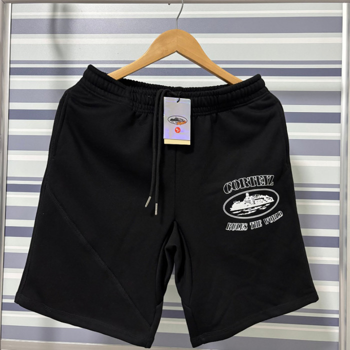 Men Boy Pocket Shorts Casual Straight-fit Shorts Loose Sweat Shorts Elastic Waist Bottoms Half Pants Unisex