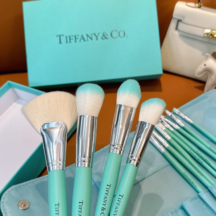 Women's Portable Soft Bristle Makeup Brush Set With Storage Pouch Facial Cosmetic Tools Kit Beauty Brush Set For Daily Makeup