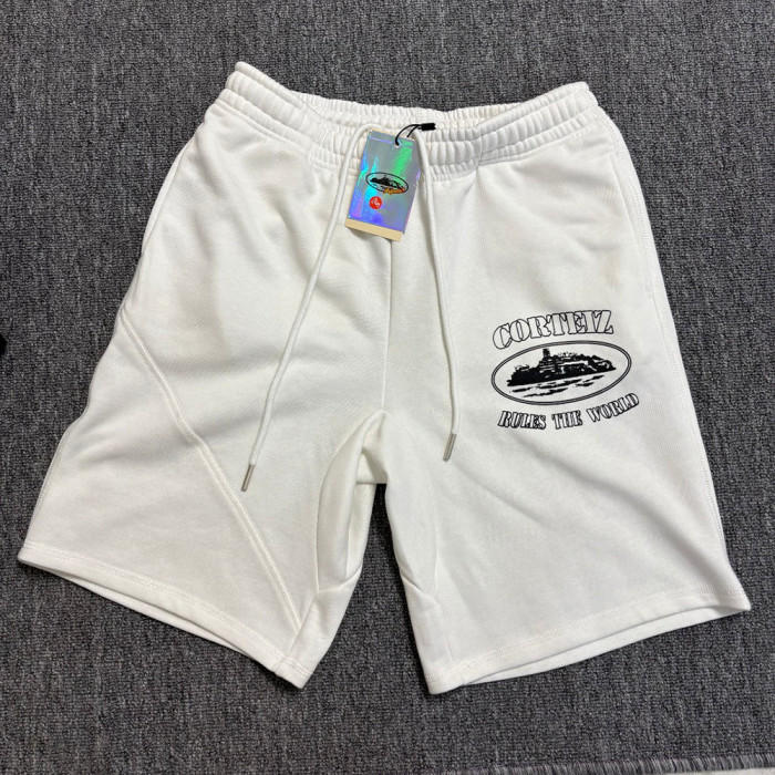 Men Boy Pocket Shorts Casual Straight-fit Shorts Loose Sweat Shorts Elastic Waist Bottoms Half Pants Unisex