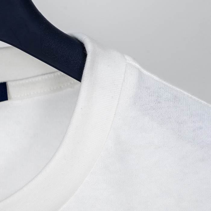 Men Women Knit Cotton Crew Neck T-shirt Short Sleeve T-shirt Pullover Tops Sweatshirt Unisex Tee Casual T-shirt