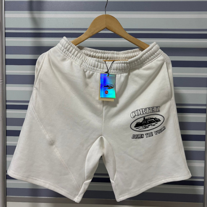 Men Boy Pocket Shorts Casual Straight-fit Shorts Loose Sweat Shorts Elastic Waist Bottoms Half Pants Unisex