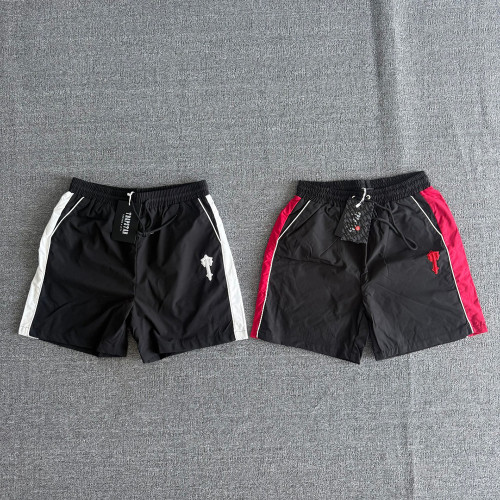Men Boy Pocket Shorts Casual Straight-fit Shorts Loose Sweat Shorts Elastic Waist Bottoms Half Pants Unisex