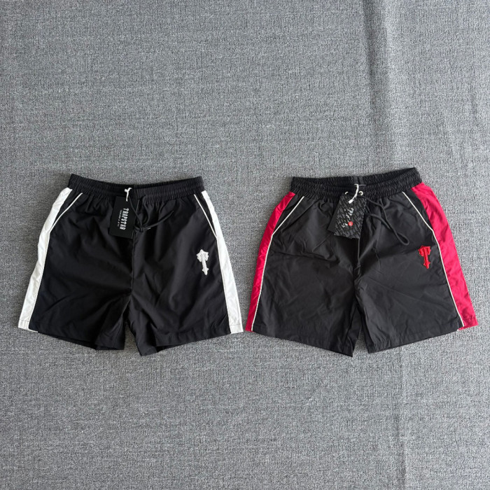 Men Boy Pocket Shorts Casual Straight-fit Shorts Loose Sweat Shorts Elastic Waist Bottoms Half Pants Unisex