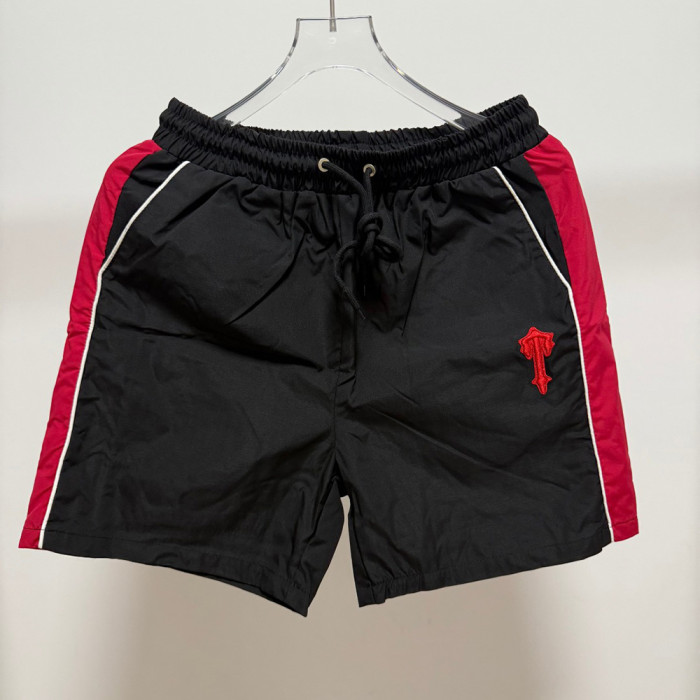 Men Boy Pocket Shorts Casual Straight-fit Shorts Loose Sweat Shorts Elastic Waist Bottoms Half Pants Unisex