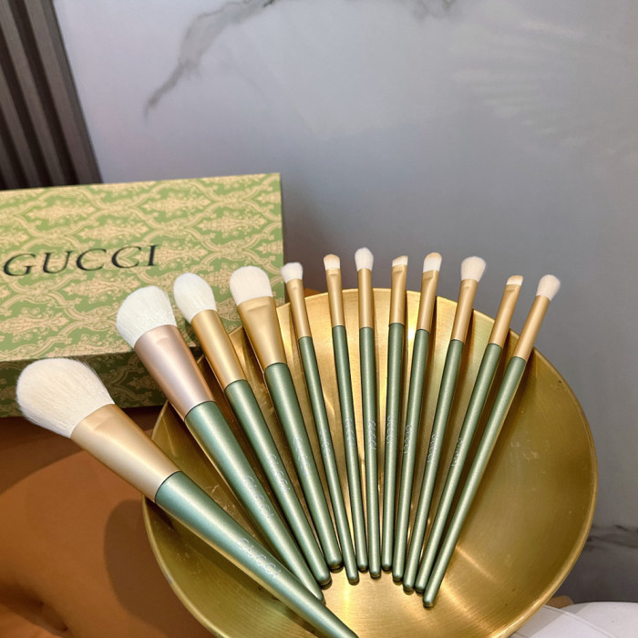 Women's Portable Soft Bristle Makeup Brush Set With Storage Pouch Facial Cosmetic Tools Kit Beauty Brush Set For Daily Makeup