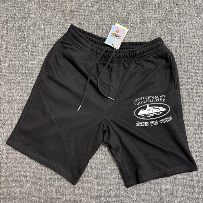 Men Boy Pocket Shorts Casual Straight-fit Shorts Loose Sweat Shorts Elastic Waist Bottoms Half Pants Unisex