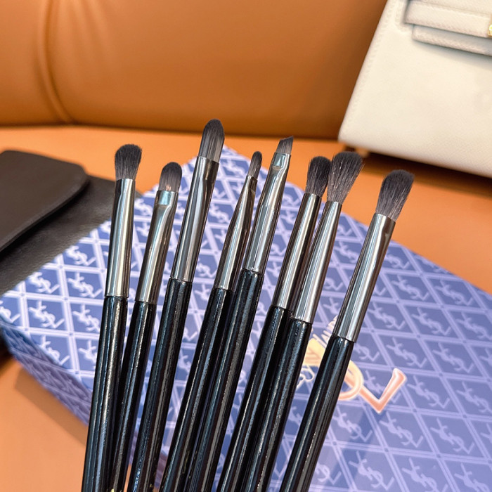 Women's Portable Soft Bristle Makeup Brush Set With Storage Pouch Facial Cosmetic Tools Kit Beauty Brush Set For Daily Makeup