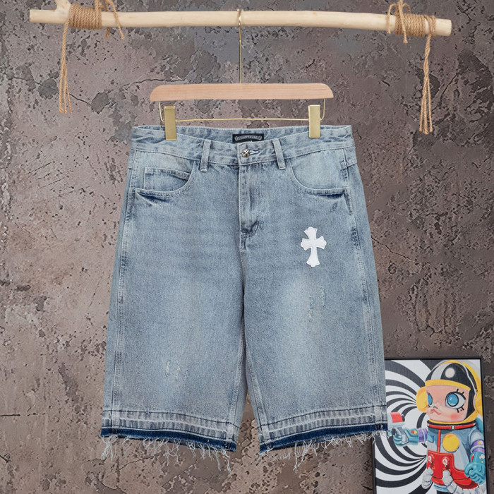Men Women Denim Shorts Streetwear Bottoms Half Pants Jeans Shorts Unisex