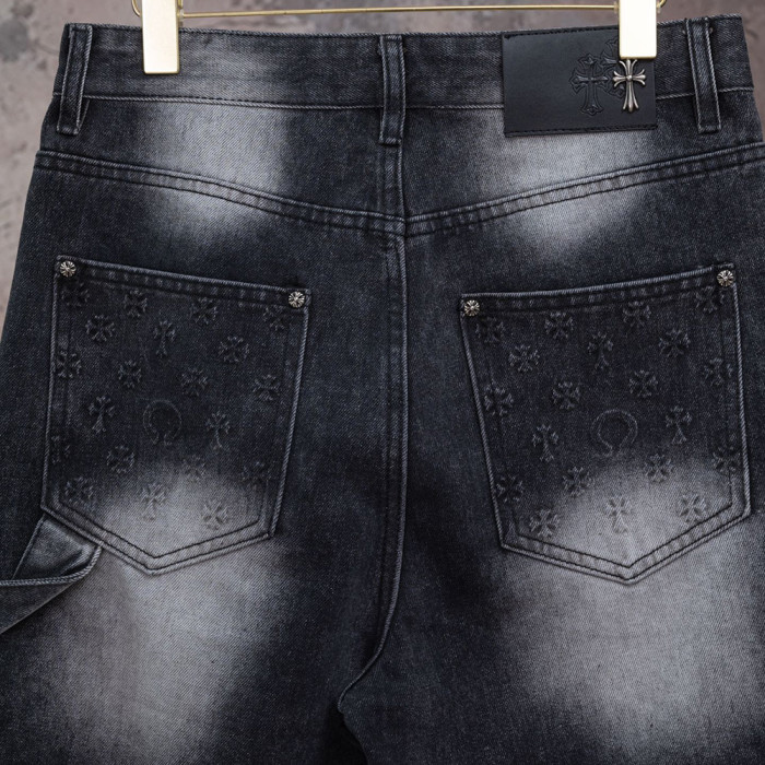 Men Women Denim Shorts Streetwear Bottoms Half Pants Jeans Shorts Unisex