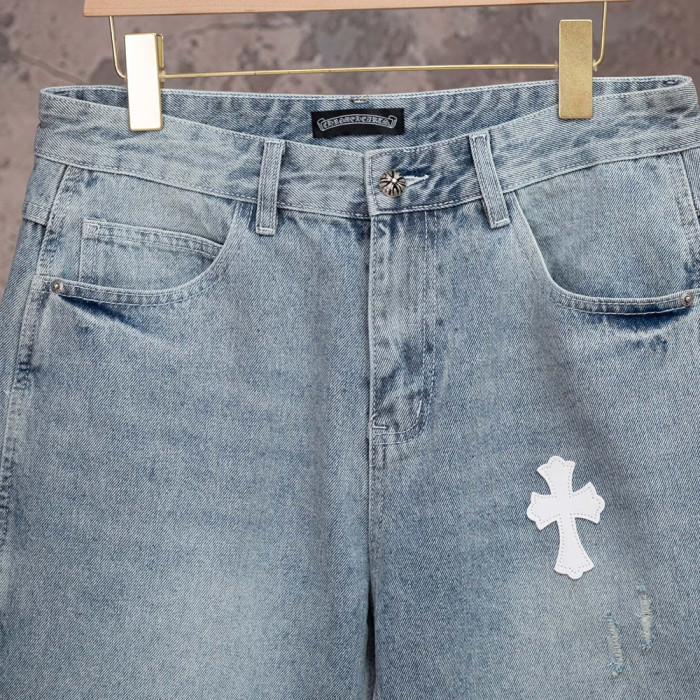 Men Women Denim Shorts Streetwear Bottoms Half Pants Jeans Shorts Unisex