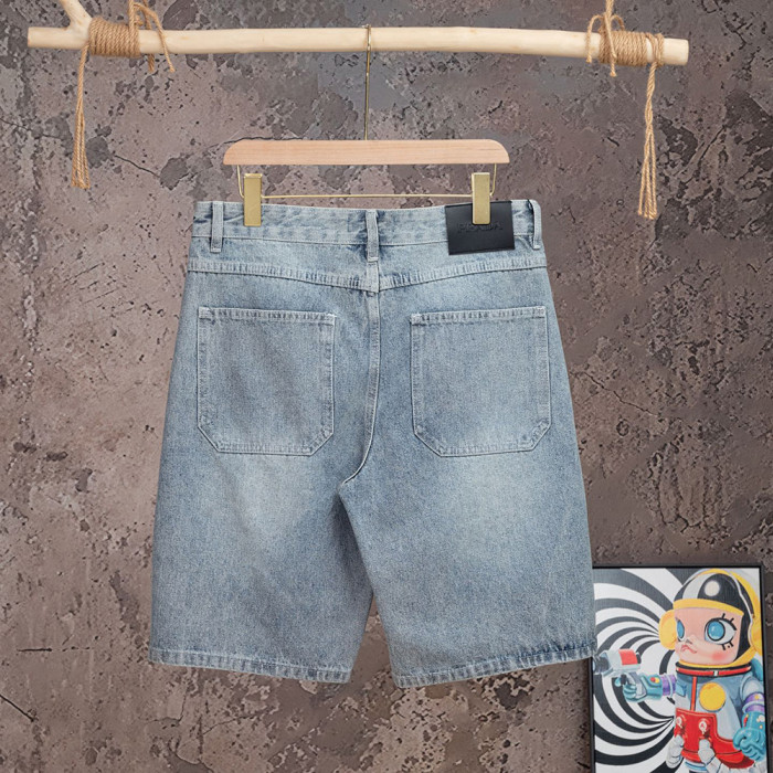 Men Women Denim Shorts Streetwear Bottoms Half Pants Jeans Shorts Unisex