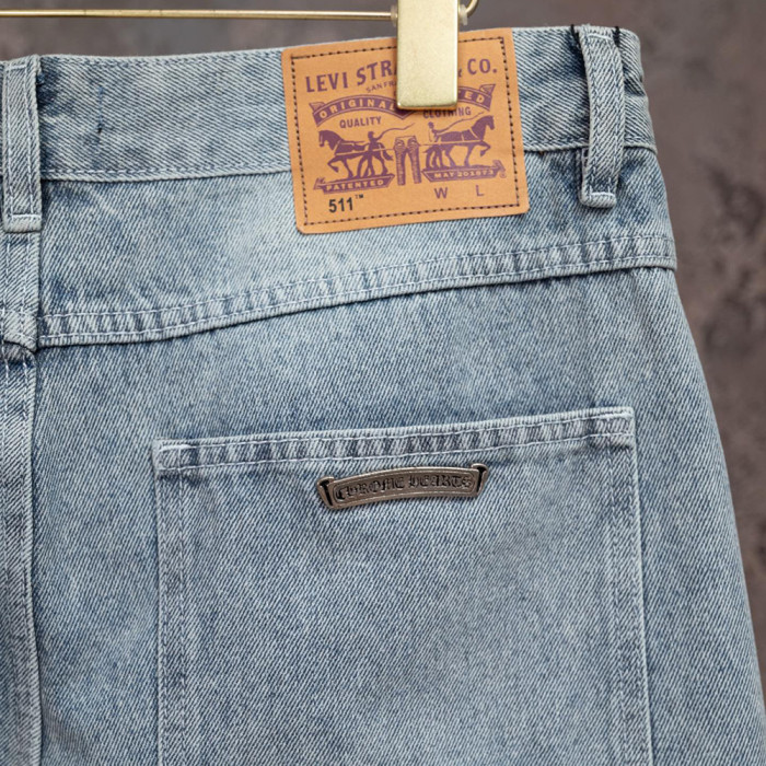 Men Women Denim Shorts Streetwear Bottoms Half Pants Jeans Shorts Unisex