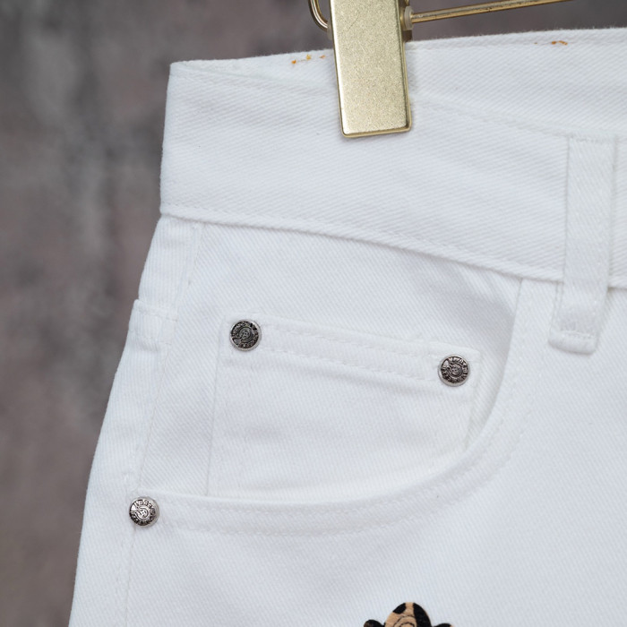 Men Women Denim Shorts Streetwear Bottoms Half Pants Jeans Shorts Unisex