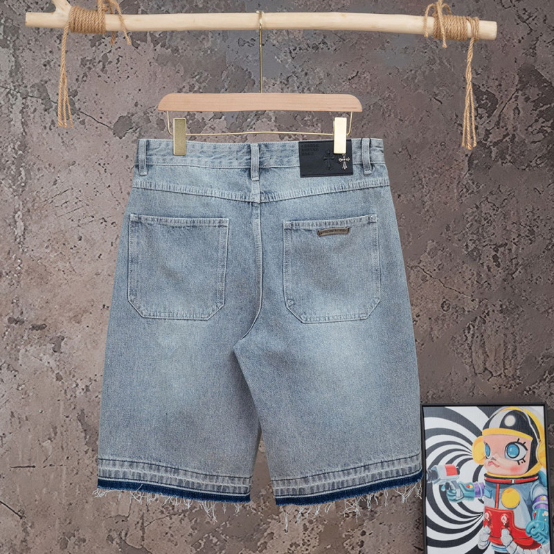Men Women Denim Shorts Streetwear Bottoms Half Pants Jeans Shorts Unisex