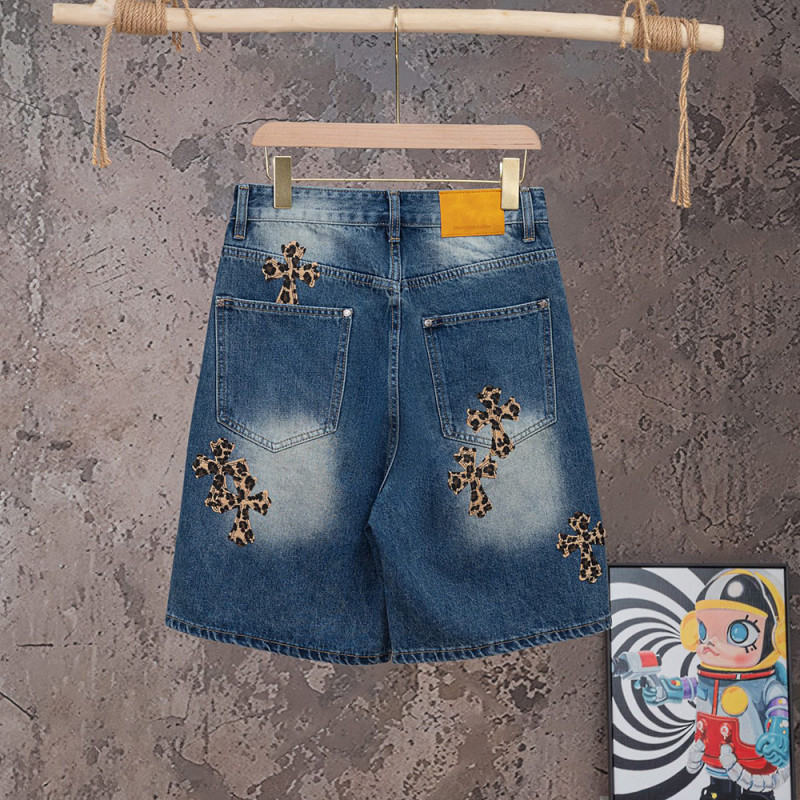 Men Women Denim Shorts Streetwear Bottoms Half Pants Jeans Shorts Unisex