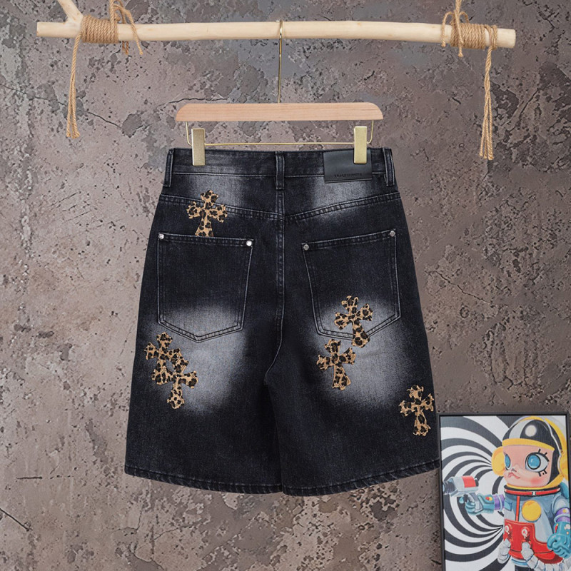 Men Women Denim Shorts Streetwear Bottoms Half Pants Jeans Shorts Unisex