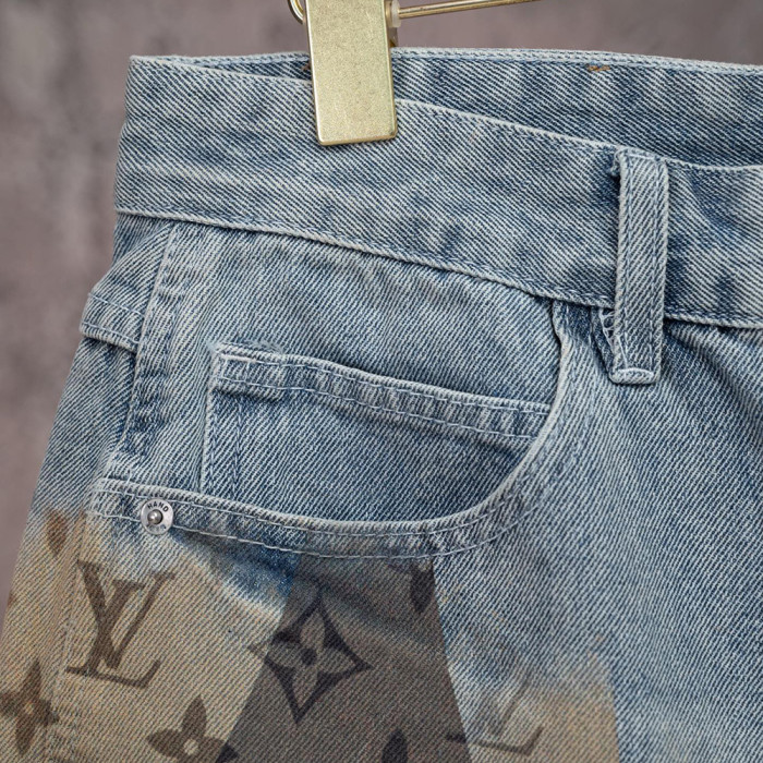 Men Women Denim Shorts Streetwear Bottoms Half Pants Jeans Shorts Unisex