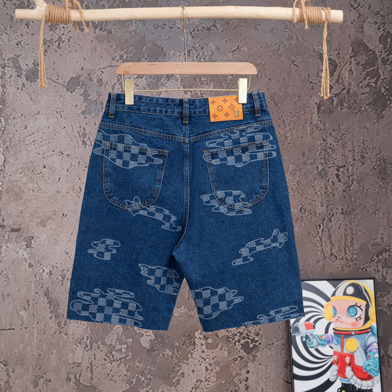 Men Women Denim Shorts Streetwear Bottoms Half Pants Jeans Shorts Unisex