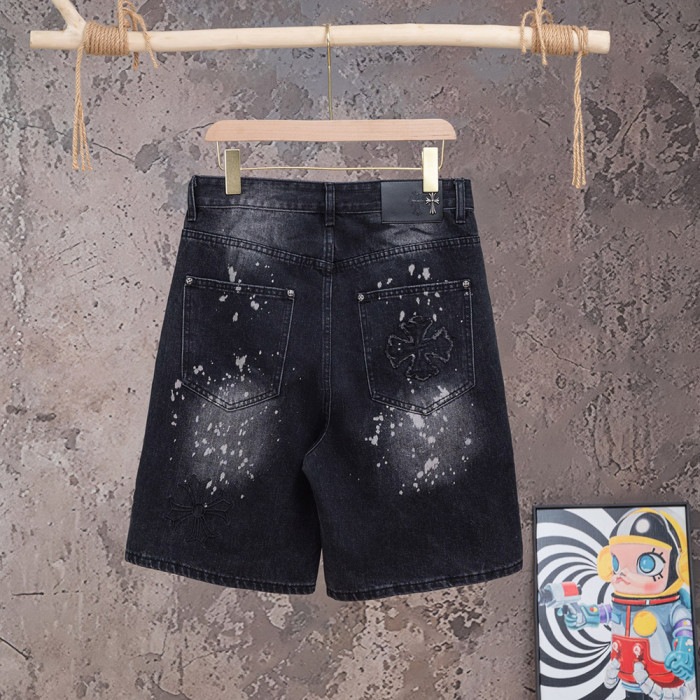 Men Women Denim Shorts Streetwear Bottoms Half Pants Jeans Shorts Unisex