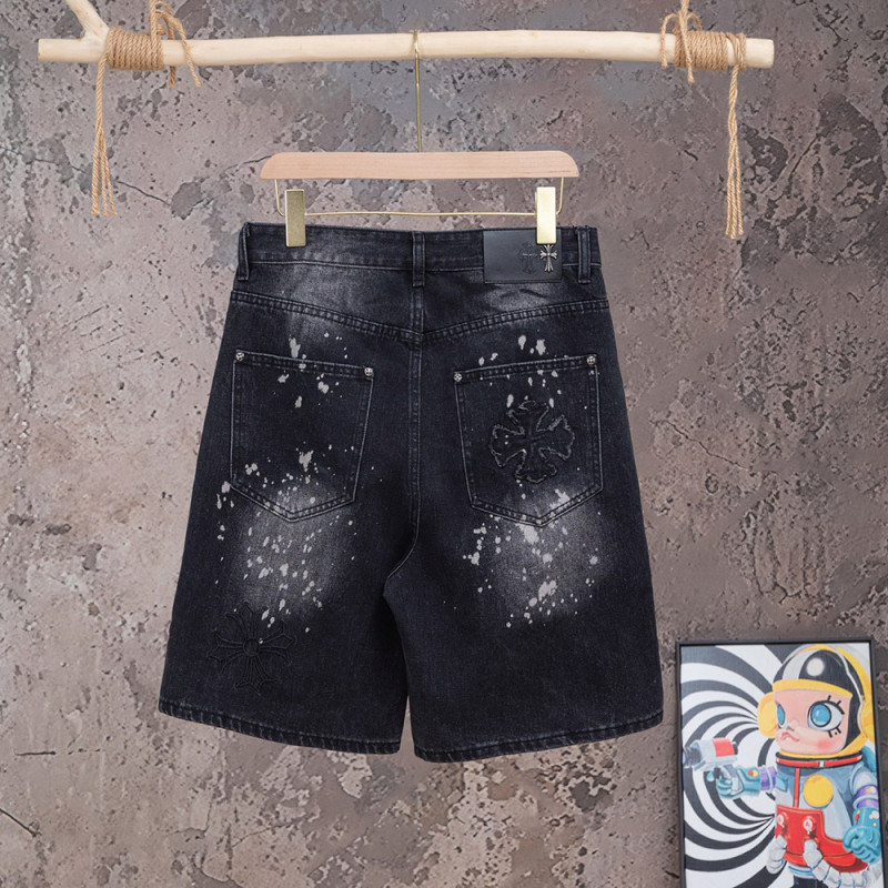 Men Women Denim Shorts Streetwear Bottoms Half Pants Jeans Shorts Unisex