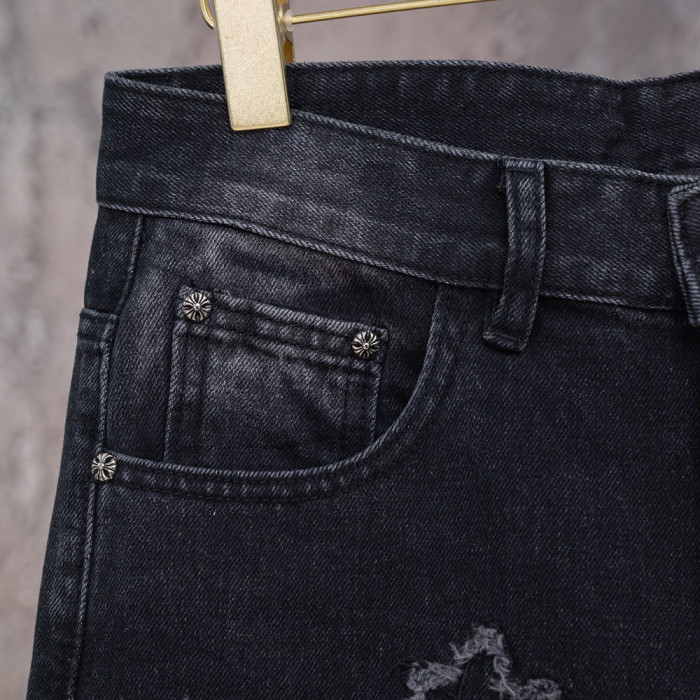 Men Women Denim Shorts Streetwear Bottoms Half Pants Jeans Shorts Unisex
