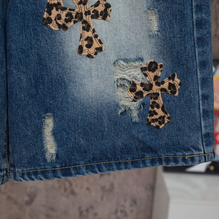 Men Women Denim Shorts Streetwear Bottoms Half Pants Jeans Shorts Unisex