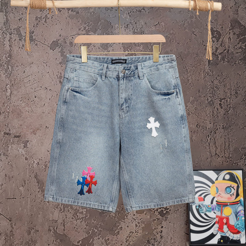 Men Women Denim Shorts Streetwear Bottoms Half Pants Jeans Shorts Unisex