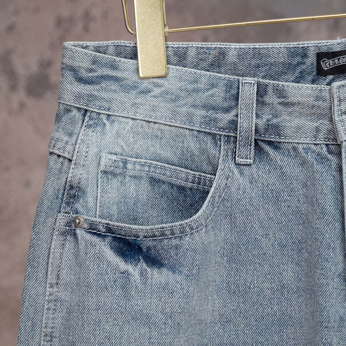 Men Women Denim Shorts Streetwear Bottoms Half Pants Jeans Shorts Unisex