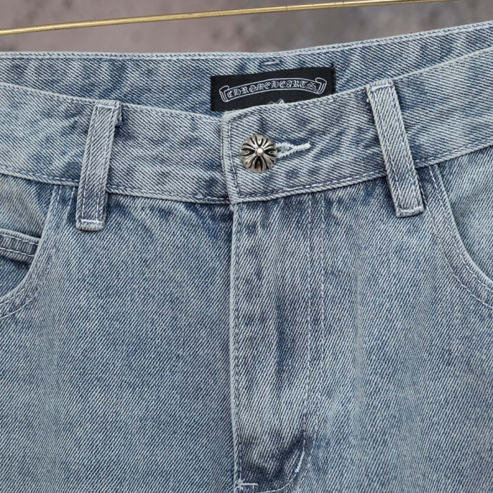 Men Women Denim Shorts Streetwear Bottoms Half Pants Jeans Shorts Unisex