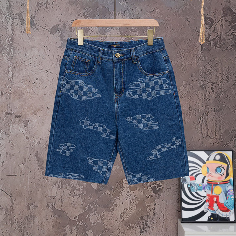 Men Women Denim Shorts Streetwear Bottoms Half Pants Jeans Shorts Unisex