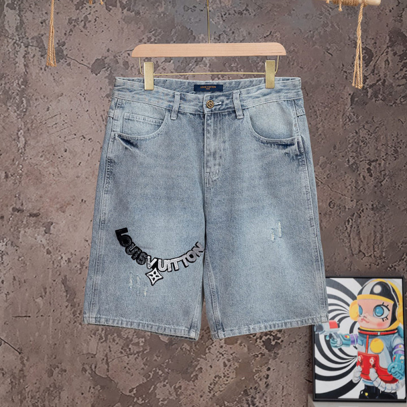 Men Women Denim Shorts Streetwear Bottoms Half Pants Jeans Shorts Unisex