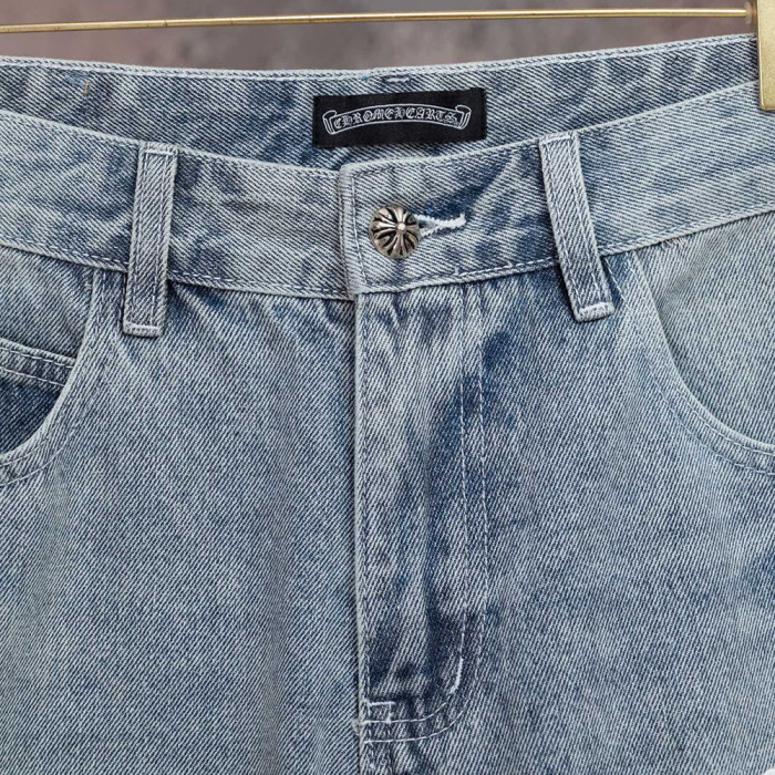 Men Women Denim Shorts Streetwear Bottoms Half Pants Jeans Shorts Unisex