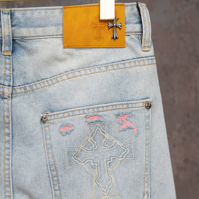 Men Women Denim Shorts Streetwear Bottoms Half Pants Jeans Shorts Unisex