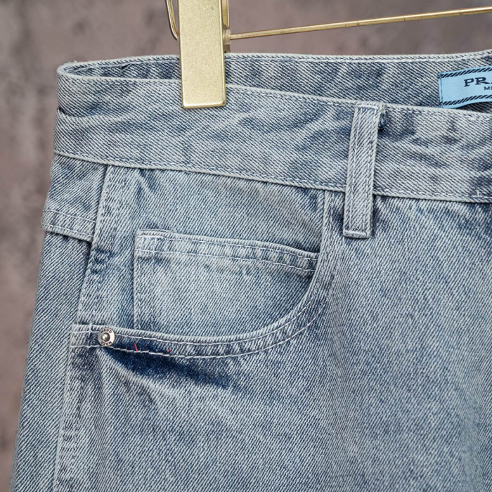 Men Women Denim Shorts Streetwear Bottoms Half Pants Jeans Shorts Unisex