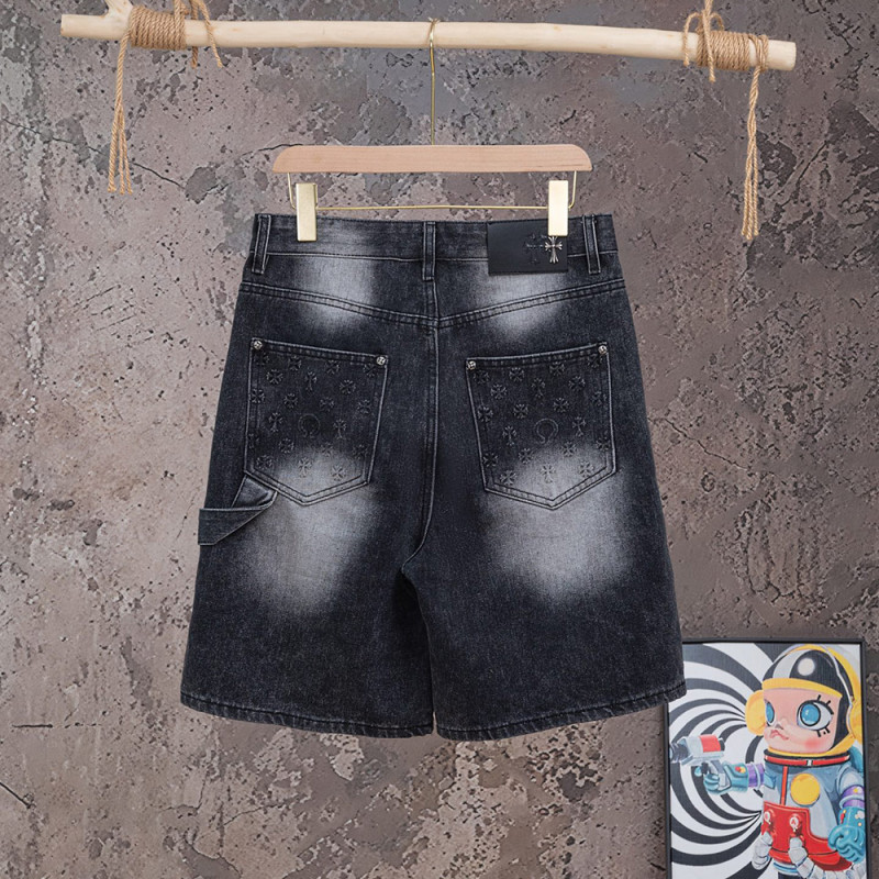 Men Women Denim Shorts Streetwear Bottoms Half Pants Jeans Shorts Unisex