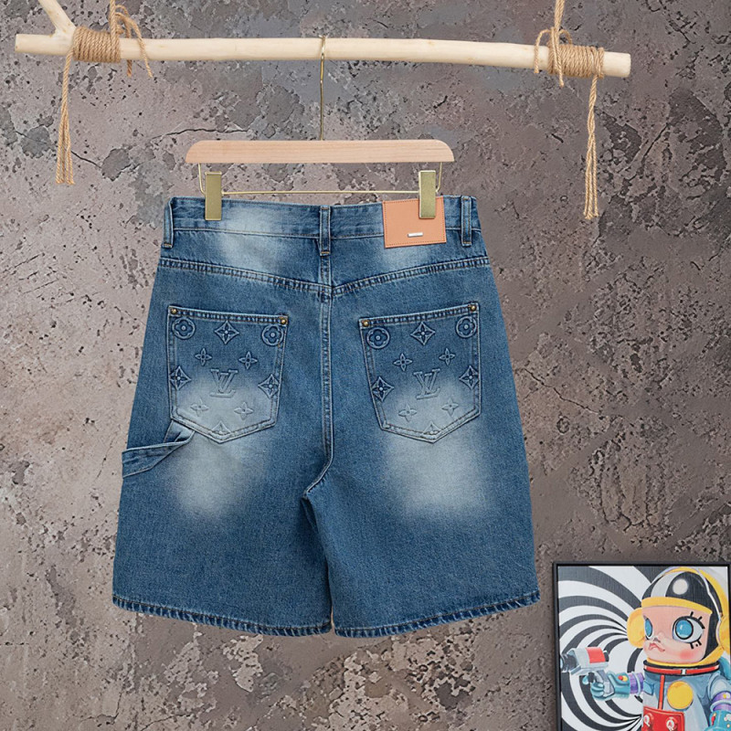 Men Women Denim Shorts Streetwear Bottoms Half Pants Jeans Shorts Unisex