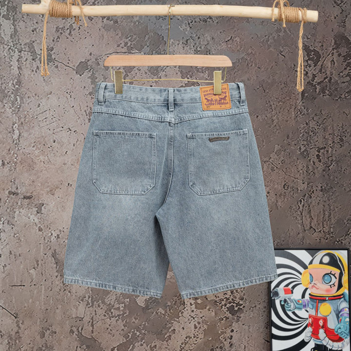 Men Women Denim Shorts Streetwear Bottoms Half Pants Jeans Shorts Unisex