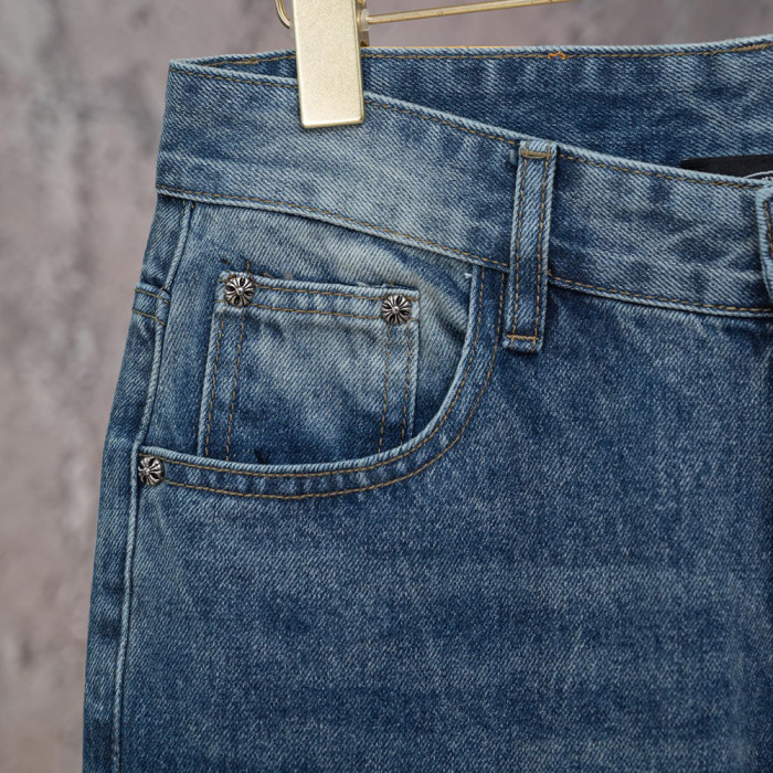 Men Women Denim Shorts Streetwear Bottoms Half Pants Jeans Shorts Unisex