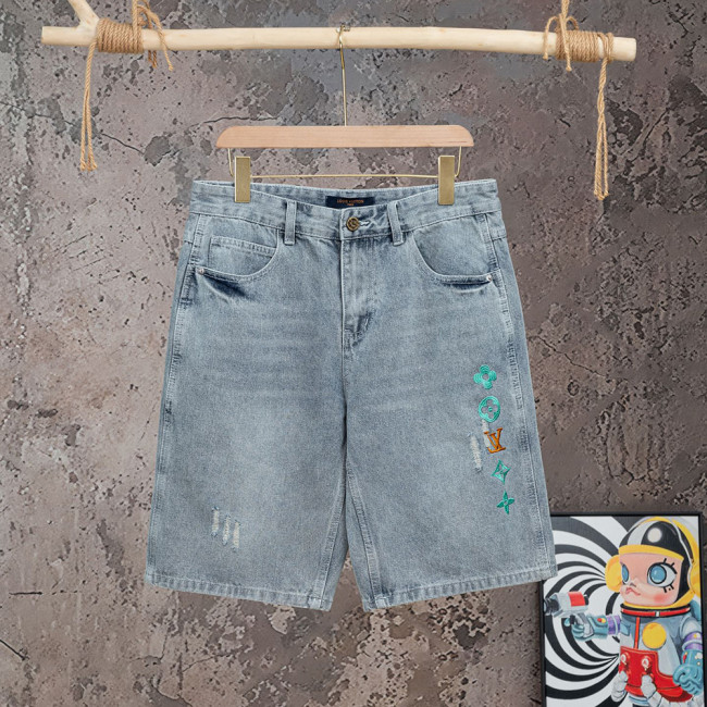 Men Women Denim Shorts Streetwear Bottoms Half Pants Jeans Shorts Unisex