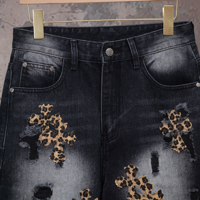 Men Women Denim Shorts Streetwear Bottoms Half Pants Jeans Shorts Unisex