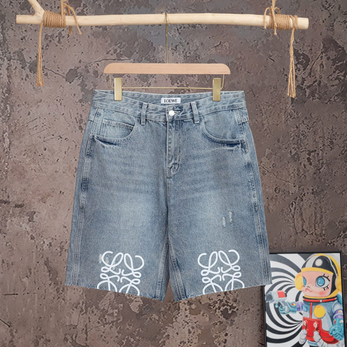 Men Women Denim Shorts Streetwear Bottoms Half Pants Jeans Shorts Unisex